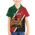 Personalised Kenya Family Matching Puletasi and Hawaiian Shirt Coat Of Arms Mix Flag Style