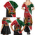 Personalised Kenya Family Matching Summer Maxi Dress and Hawaiian Shirt Coat Of Arms Mix Flag Style