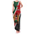 Personalised Kenya Family Matching Tank Maxi Dress and Hawaiian Shirt Coat Of Arms Mix Flag Style