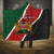 Personalised Kenya Hooded Blanket Coat Of Arms Mix Flag Style