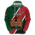 Personalised Kenya Hoodie Coat Of Arms Mix Flag Style