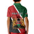 Personalised Kenya Kid Polo Shirt Coat Of Arms Mix Flag Style