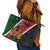 Personalised Kenya Leather Tote Bag Coat Of Arms Mix Flag Style