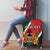 Personalised Kenya Luggage Cover Coat Of Arms Mix Flag Style