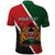 Personalised Kenya Polo Shirt Coat Of Arms Mix Flag Style