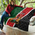 Personalised Kenya Quilt Coat Of Arms Mix Flag Style