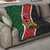 Personalised Kenya Quilt Coat Of Arms Mix Flag Style