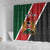 Personalised Kenya Shower Curtain Coat Of Arms Mix Flag Style