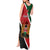 Personalised Kenya Tank Maxi Dress Coat Of Arms Mix Flag Style