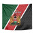 Personalised Kenya Tapestry Coat Of Arms Mix Flag Style