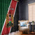 Personalised Kenya Window Curtain Coat Of Arms Mix Flag Style