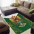 Personalised Zimbabwe Independence Day Area Rug Gloriosa Flower - Flag Style