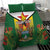 Personalised Zimbabwe Independence Day Bedding Set Gloriosa Flower - Flag Style