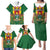 Personalised Zimbabwe Independence Day Family Matching Puletasi and Hawaiian Shirt Gloriosa Flower - Flag Style