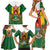 Personalised Zimbabwe Independence Day Family Matching Short Sleeve Bodycon Dress and Hawaiian Shirt Gloriosa Flower - Flag Style