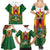 Personalised Zimbabwe Independence Day Family Matching Summer Maxi Dress and Hawaiian Shirt Gloriosa Flower - Flag Style