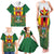 Personalised Zimbabwe Independence Day Family Matching Tank Maxi Dress and Hawaiian Shirt Gloriosa Flower - Flag Style