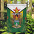 Personalised Zimbabwe Independence Day Garden Flag Gloriosa Flower - Flag Style