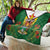 Personalised Zimbabwe Independence Day Quilt Gloriosa Flower - Flag Style