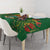 Personalised Zimbabwe Independence Day Tablecloth Gloriosa Flower - Flag Style