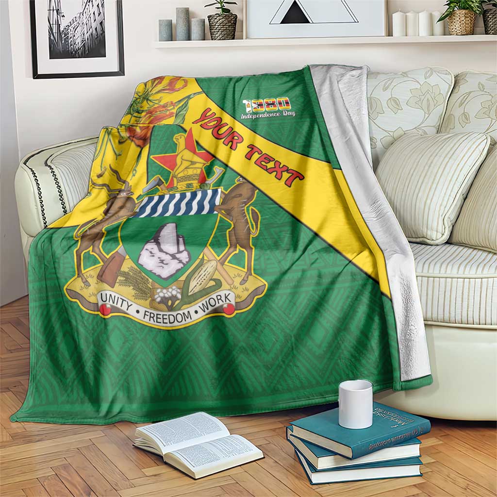 Personalised Zimbabwe Blanket 1980 Independence Day