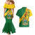 Personalised Zimbabwe Couples Matching Mermaid Dress and Hawaiian Shirt 1980 Independence Day