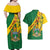 Personalised Zimbabwe Couples Matching Off Shoulder Maxi Dress and Hawaiian Shirt 1980 Independence Day