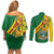 Personalised Zimbabwe Couples Matching Off Shoulder Short Dress and Long Sleeve Button Shirt 1980 Independence Day