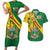 Personalised Zimbabwe Couples Matching Short Sleeve Bodycon Dress and Hawaiian Shirt 1980 Independence Day