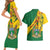 Personalised Zimbabwe Couples Matching Short Sleeve Bodycon Dress and Hawaiian Shirt 1980 Independence Day