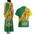 Personalised Zimbabwe Couples Matching Tank Maxi Dress and Hawaiian Shirt 1980 Independence Day