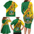 Personalised Zimbabwe Family Matching Long Sleeve Bodycon Dress and Hawaiian Shirt 1980 Independence Day