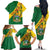 Personalised Zimbabwe Family Matching Off The Shoulder Long Sleeve Dress and Hawaiian Shirt 1980 Independence Day