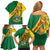 Personalised Zimbabwe Family Matching Off Shoulder Short Dress and Hawaiian Shirt 1980 Independence Day