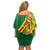 Personalised Zimbabwe Family Matching Off Shoulder Short Dress and Hawaiian Shirt 1980 Independence Day