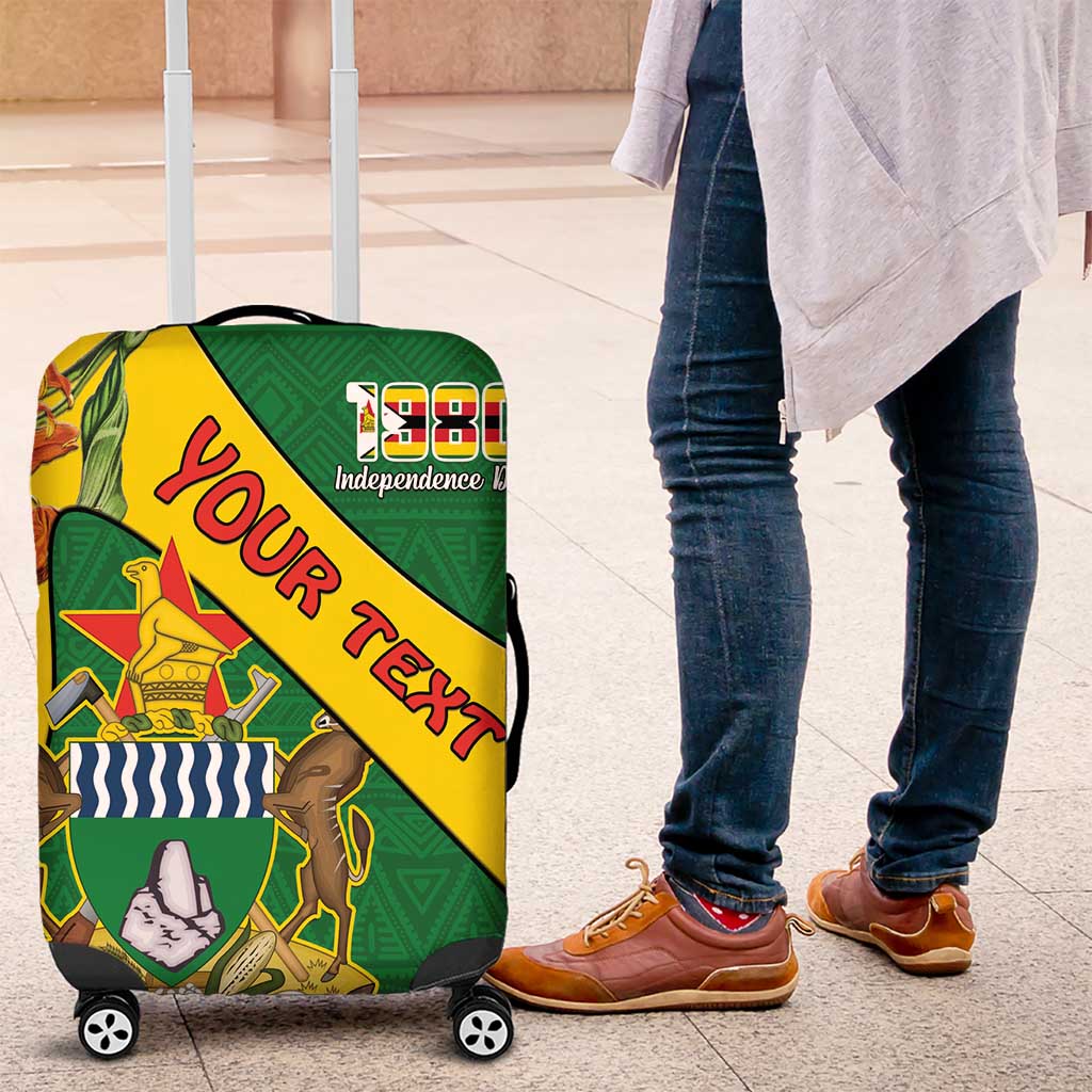 Personalised Zimbabwe Luggage Cover 1980 Independence Day