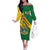 Personalised Zimbabwe Off The Shoulder Long Sleeve Dress 1980 Independence Day