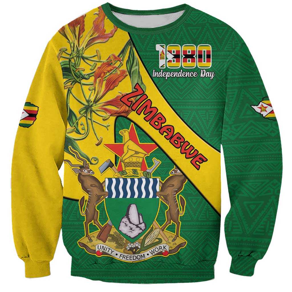 Personalised Zimbabwe Sweatshirt 1980 Independence Day