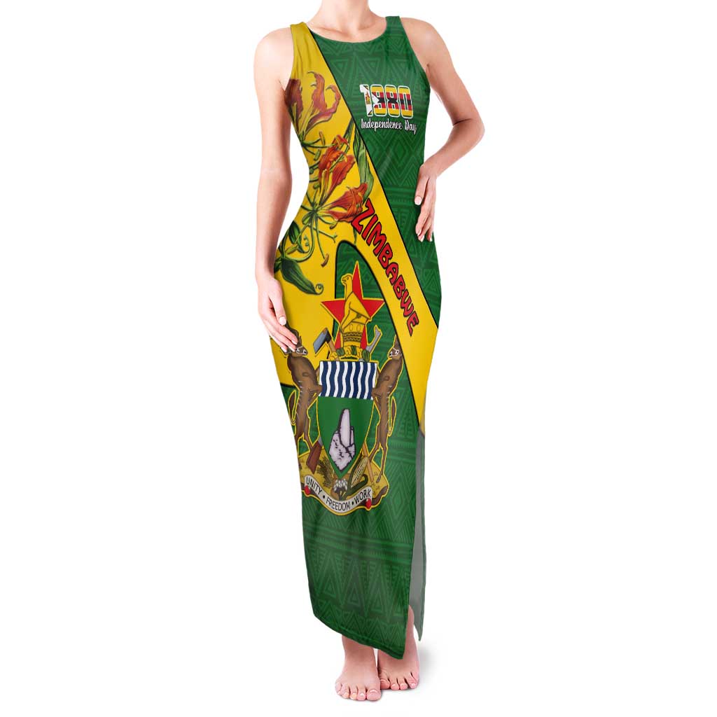 Personalised Zimbabwe Tank Maxi Dress 1980 Independence Day