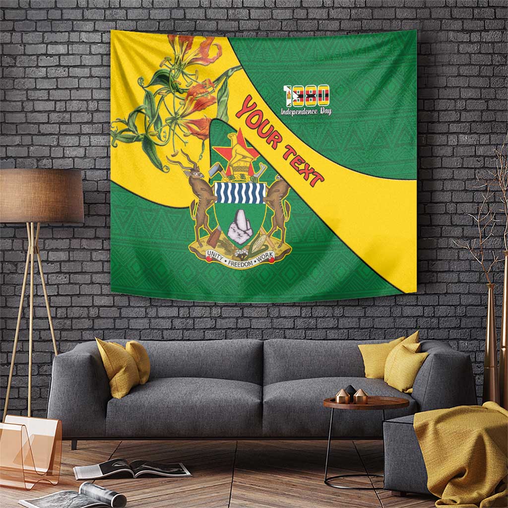 Personalised Zimbabwe Tapestry 1980 Independence Day