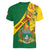 Personalised Zimbabwe Women V-Neck T-Shirt 1980 Independence Day