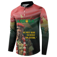 Capitaine Thomas Sankara Button Sweatshirt We Must Dare To Invent The Future