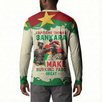 Thomas Sankara Button Sweatshirt Make Burkina Faso Great