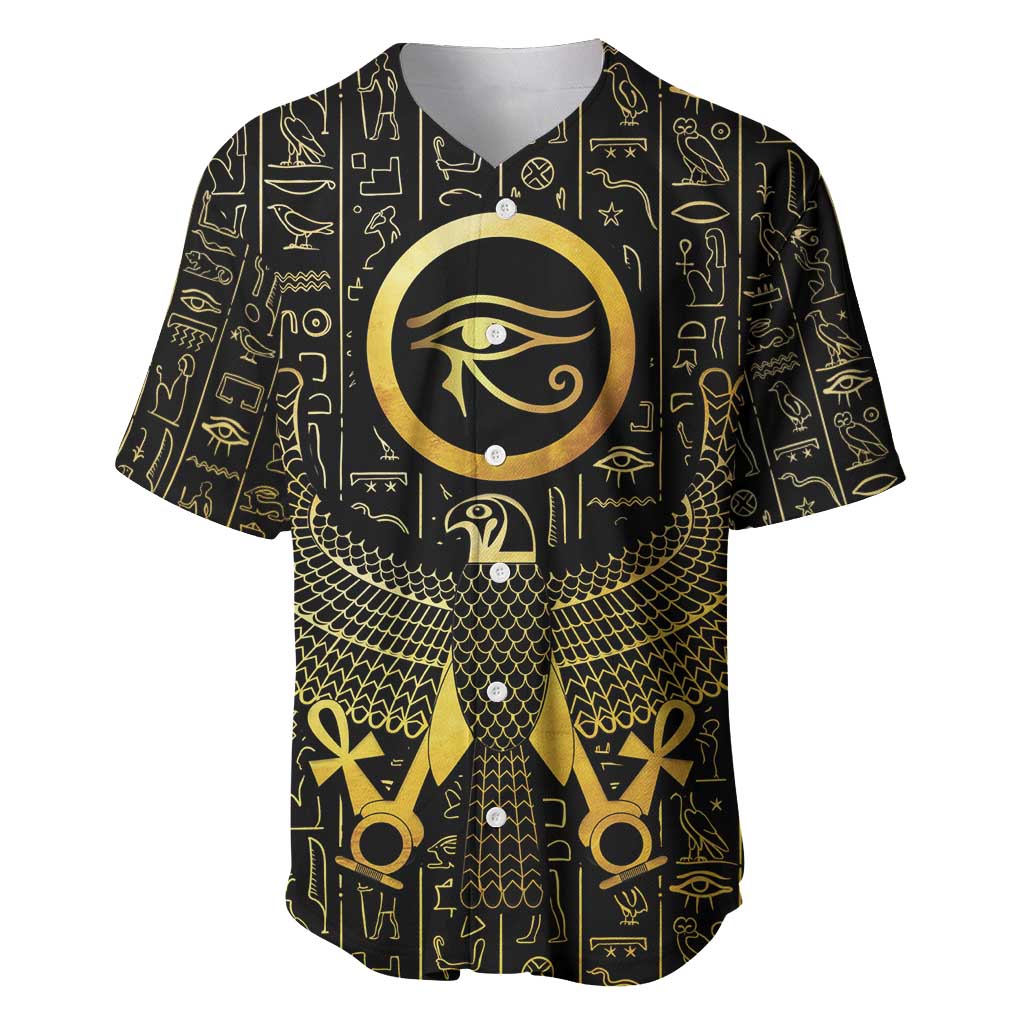 Ancient Egyptian Baseball Jersey Horus Falcon God