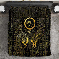 Ancient Egyptian Bedding Set Horus Falcon God