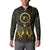 Ancient Egyptian Button Sweatshirt Horus Falcon God