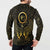 Ancient Egyptian Button Sweatshirt Horus Falcon God