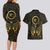 Ancient Egyptian Couples Matching Long Sleeve Bodycon Dress and Hawaiian Shirt Horus Falcon God