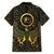 Ancient Egyptian Family Matching Off Shoulder Maxi Dress and Hawaiian Shirt Horus Falcon God