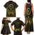 Ancient Egyptian Family Matching Tank Maxi Dress and Hawaiian Shirt Horus Falcon God